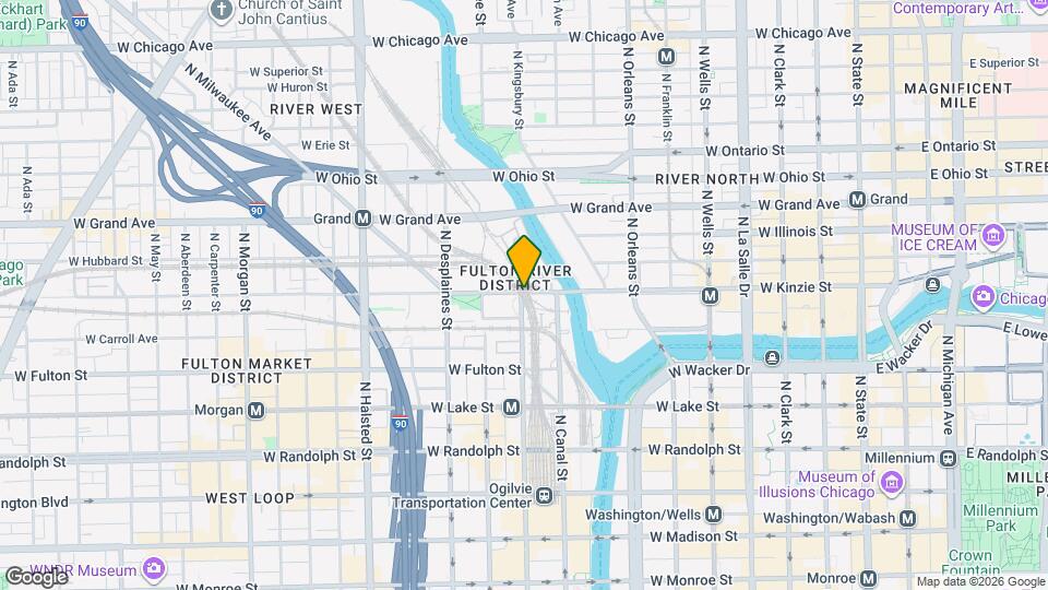 541 W Kinzie St Map and Location Details