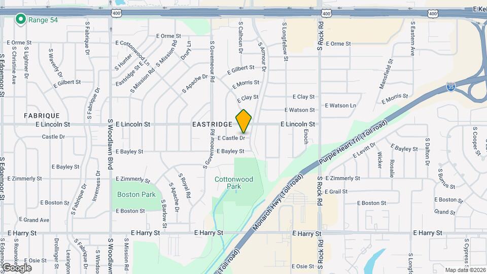 7308 E Castle Dr Mapa y Detalles de la Ubicación