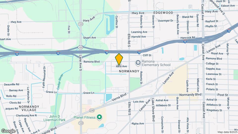 5674 Akra Ave, Unit 5674 Map and Location Details