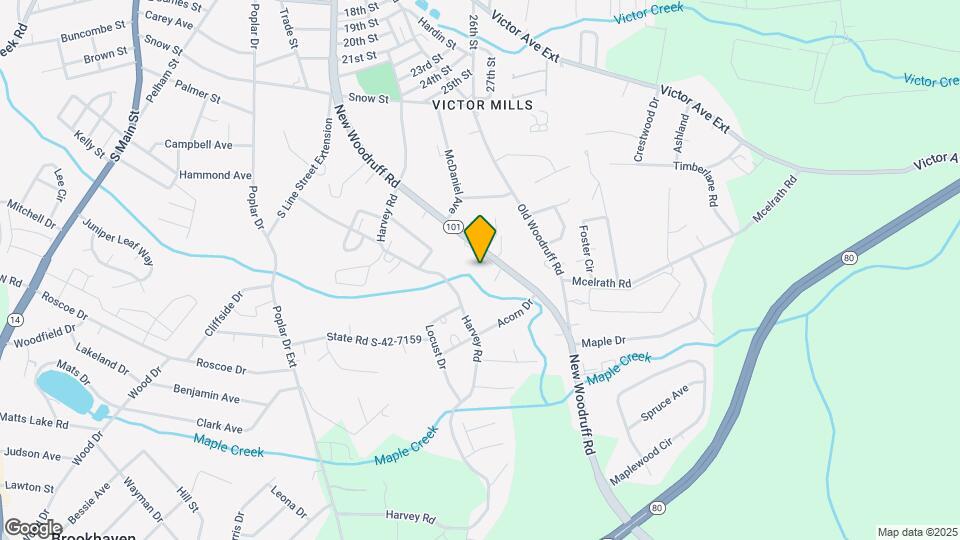 318 New Woodruff Rd Map and Location Details