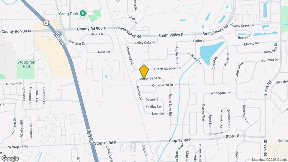 597 Grassy Bend Dr, Unit 2 Map and Location Details
