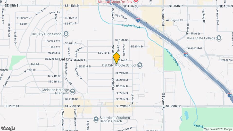 4713 SE 23rd St Map and Location Details