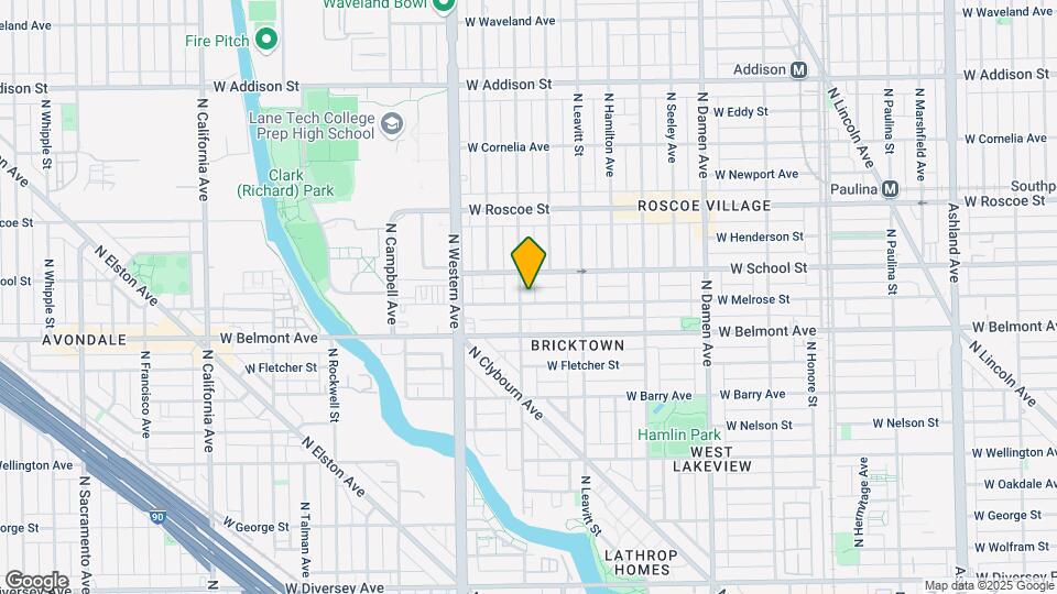 3235-3237 N Oakley Ave Map and Location Details