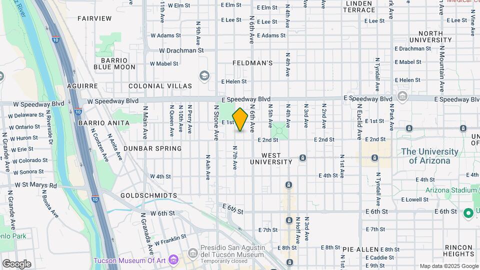 105 E 2nd St Map and Location Details