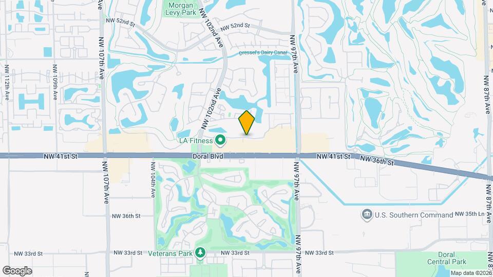 9900 NW 43rd Terrace Map and Location Details