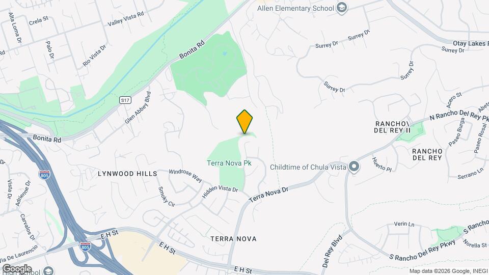 593 Parkside Dr Map and Location Details