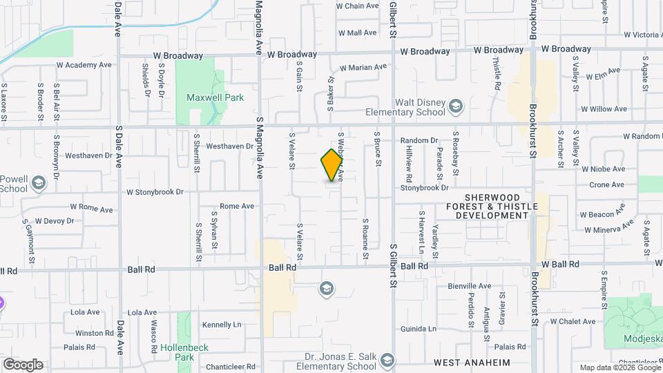 715 S Webster Ave, Unit condominium Mapa y Detalles de la Ubicación