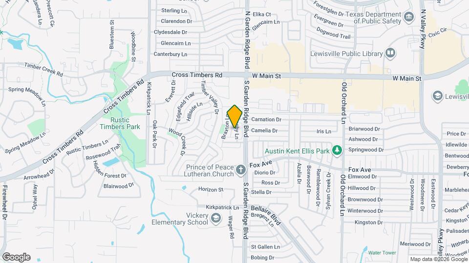 3821 Granby Ln Map and Location Details