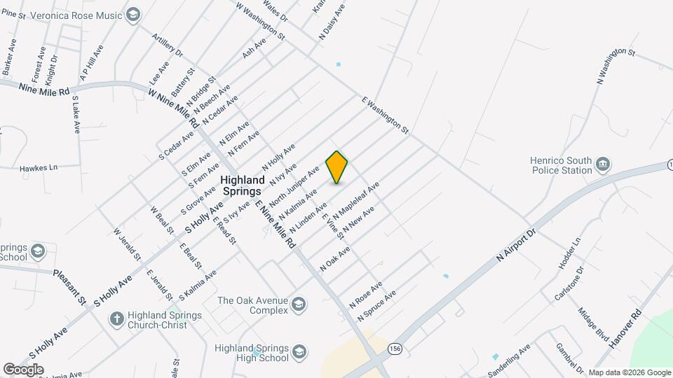 118 N Linden Ave Map and Location Details