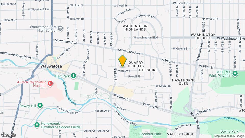 6706 Vista Ave Mapa y Detalles de la Ubicación