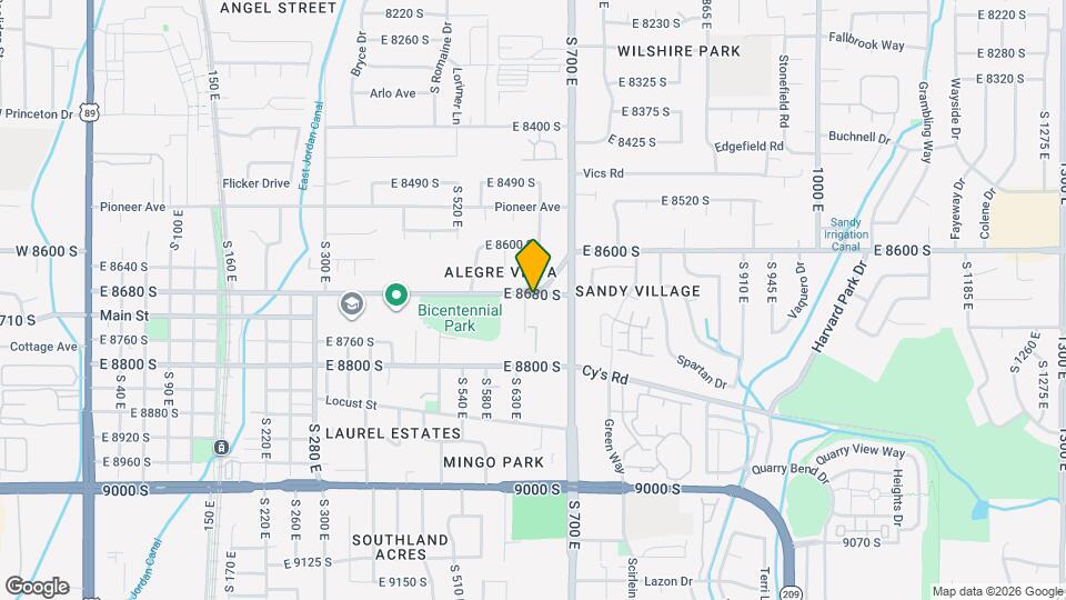 8689 Fairoaks Cir Map and Location Details