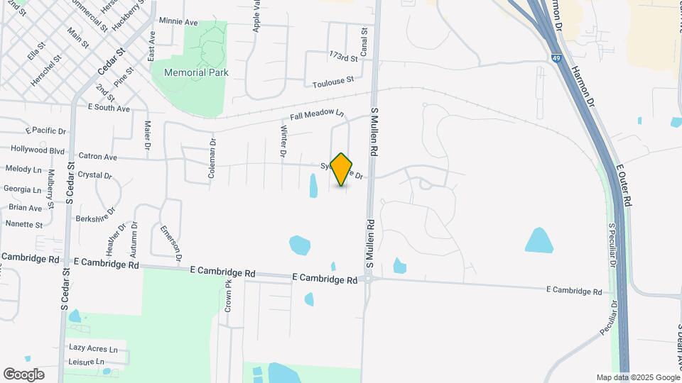 708 Fall Creek Dr Map and Location Details