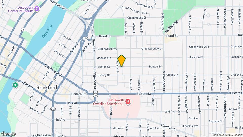 1309 Benton St Map and Location Details