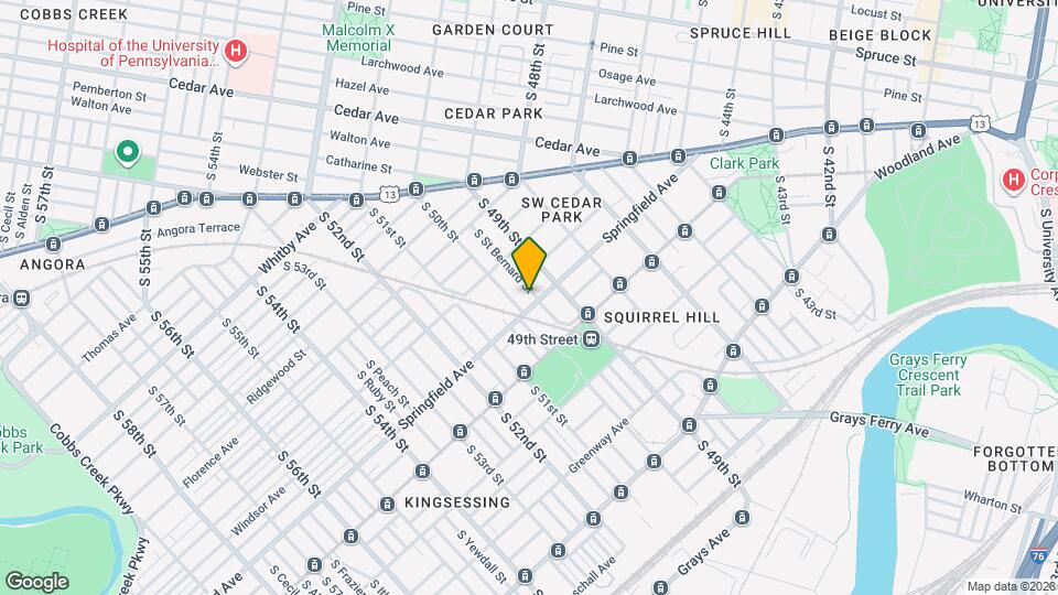 936 S St Bernard St, Unit 3 Map and Location Details