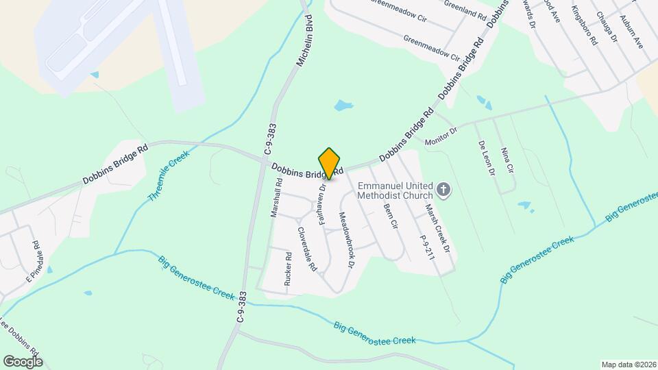 1003 Fairhaven Dr Map and Location Details