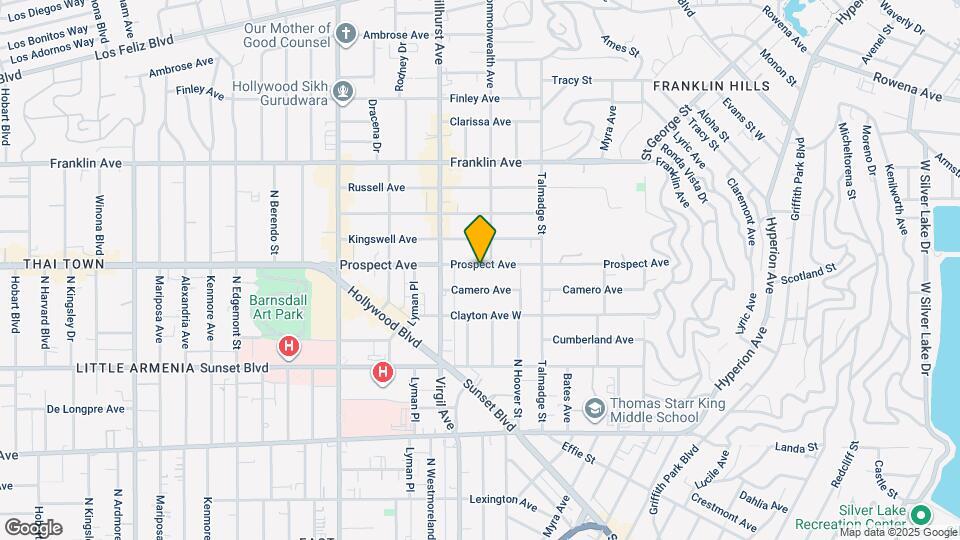 4412-4412 Prospect Ave Map and Location Details