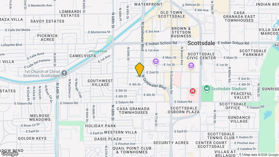 3640 N 70th St Map and Location Details