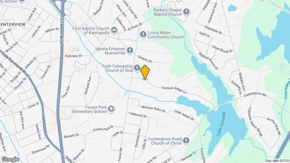 1552 Summit Ridge Ln Mapa y Detalles de la Ubicación