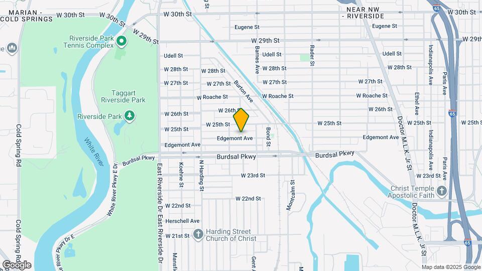 1232 Edgemont Ave Map and Location Details