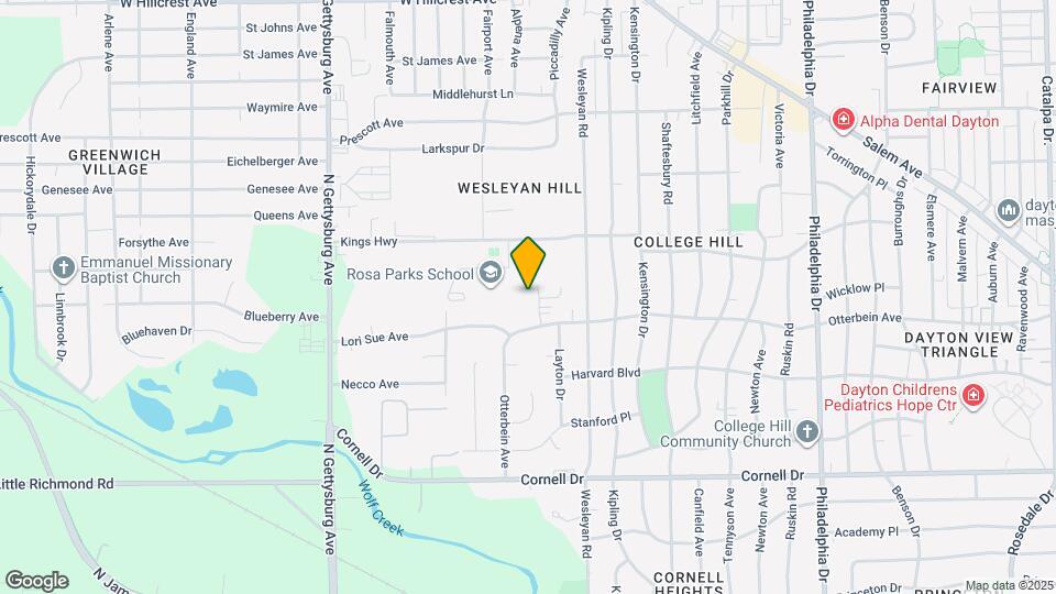 1707 Kings Mill Ct Map and Location Details