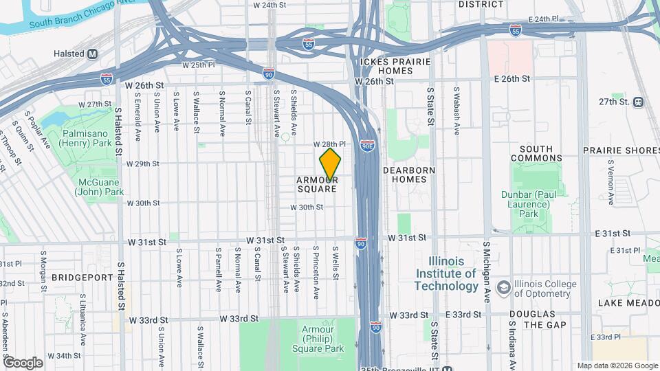 2914 S Wells St, Unit 2 Mapa y Detalles de la Ubicación