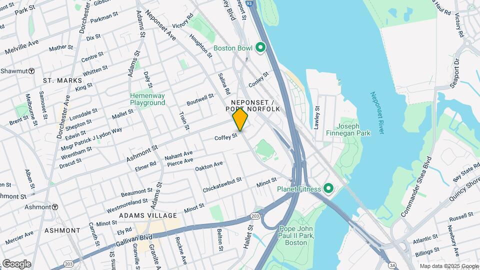 285 Neponset Ave Map and Location Details