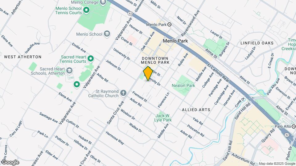 915 Menlo Ave Mapa y Detalles de la Ubicación