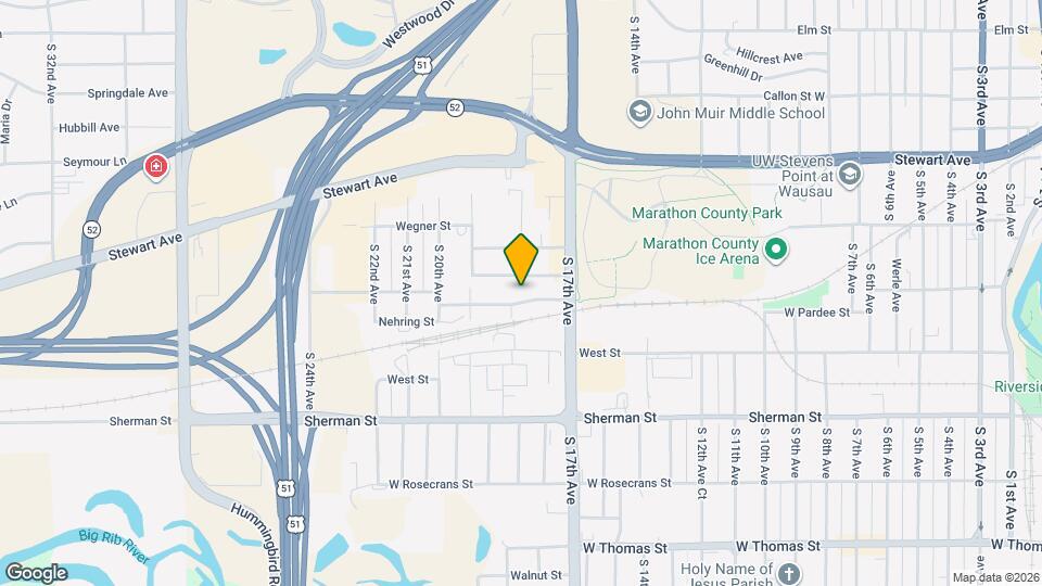 1714 W Pardee St Map and Location Details