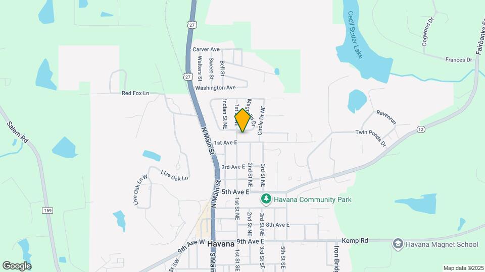 805 1st St NE Map and Location Details