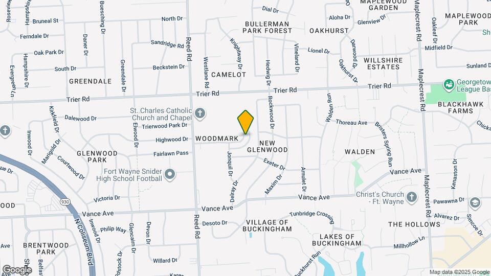 5124 Woodmark Dr Map and Location Details