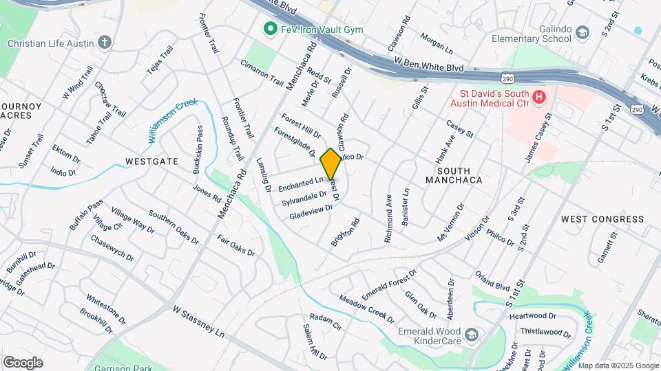 4704 S Forest Dr Map and Location Details