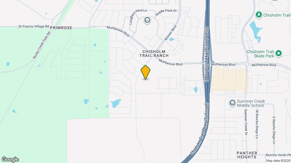 Perch Chisholm Trail Map and Location Details