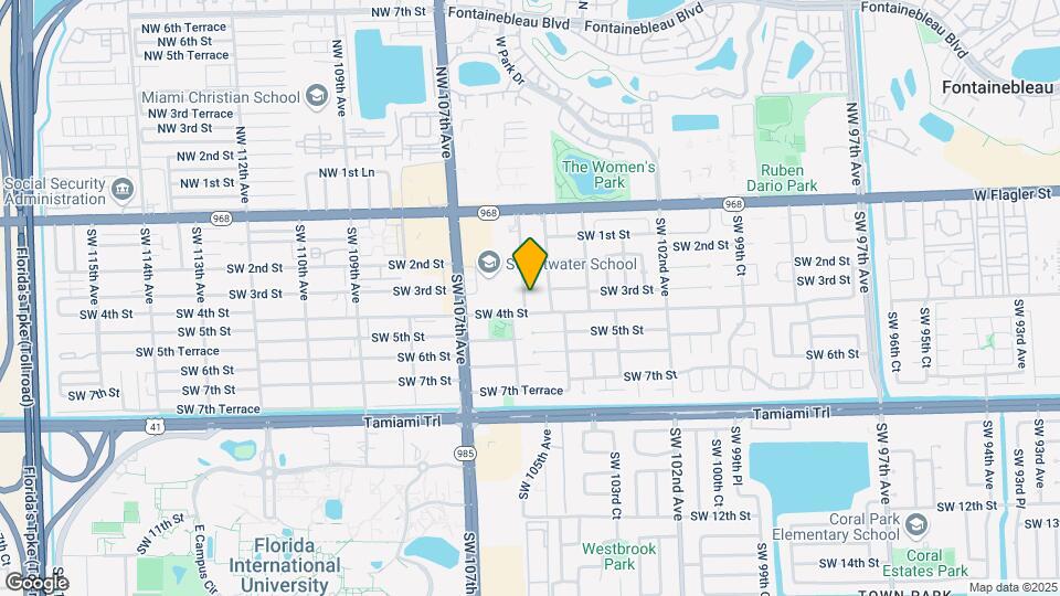 321 SW 105th Pl, Unit R Map and Location Details