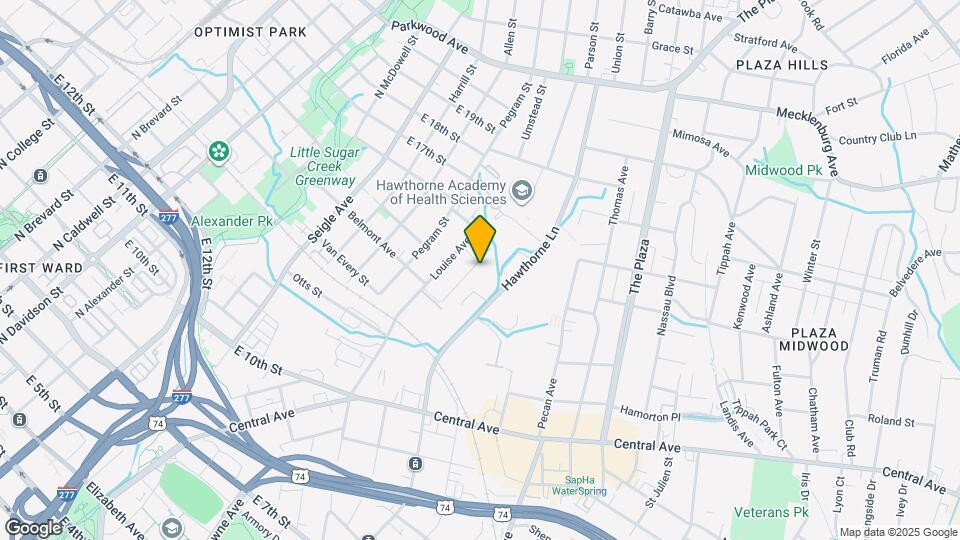 1224 Pamlico St Map and Location Details