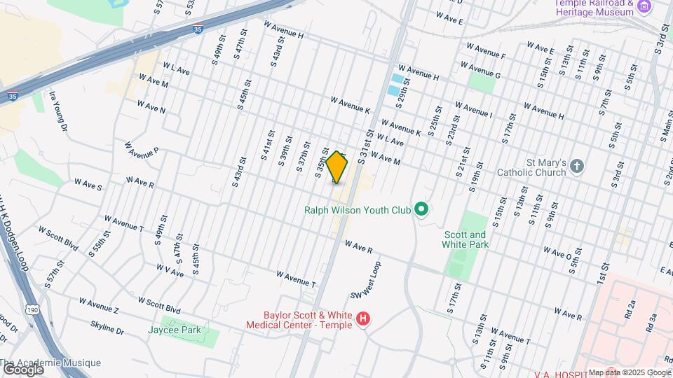 1505 S 33rd St Map and Location Details