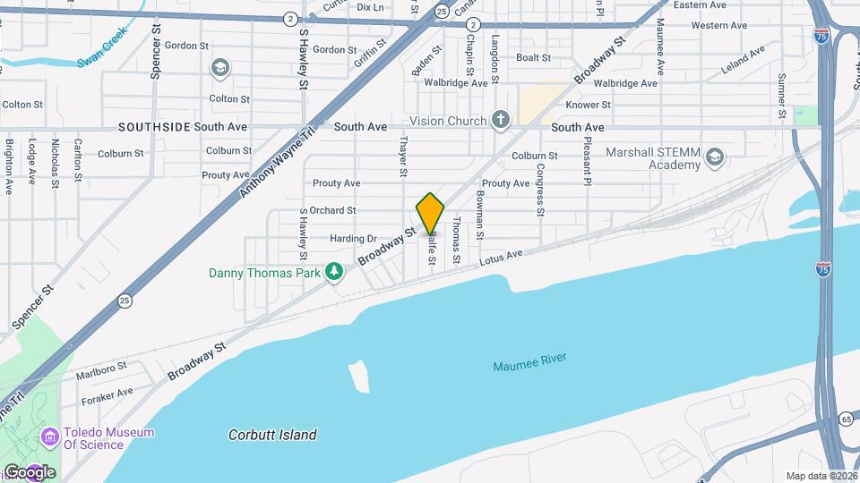 712 Balfe St Map and Location Details