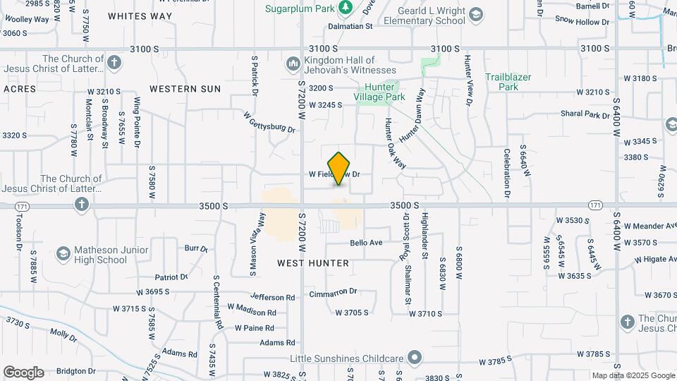 3453 S 7120 W Map and Location Details