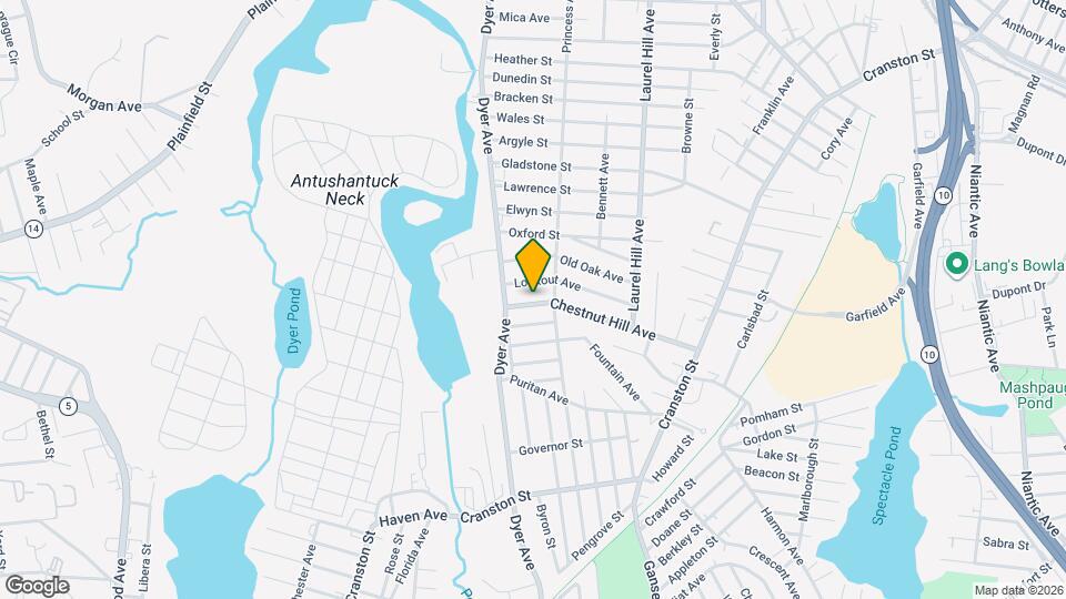 151 Chestnut Hill Ave Map and Location Details