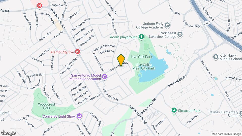 7809 Hollow Oak Map and Location Details