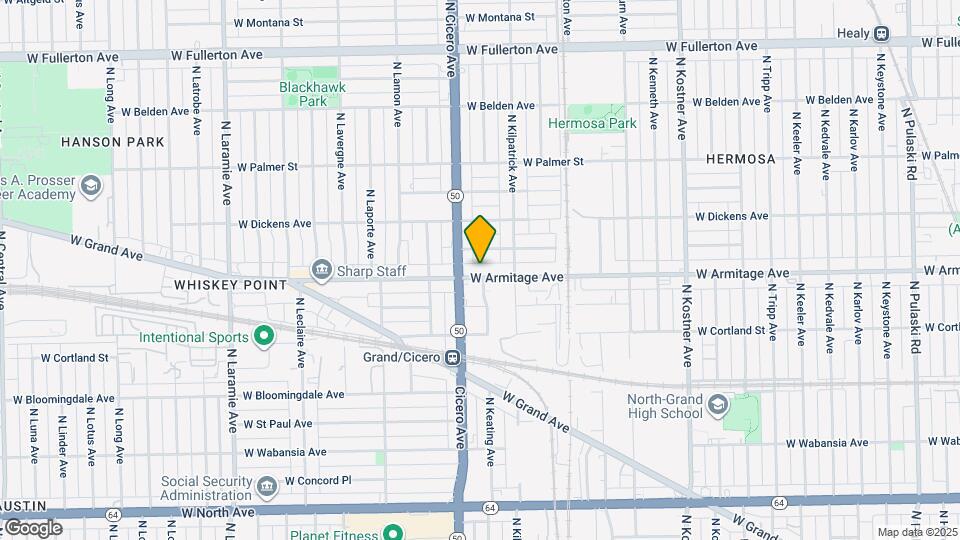 4736 W Armitage Ave Mapa y Detalles de la Ubicación