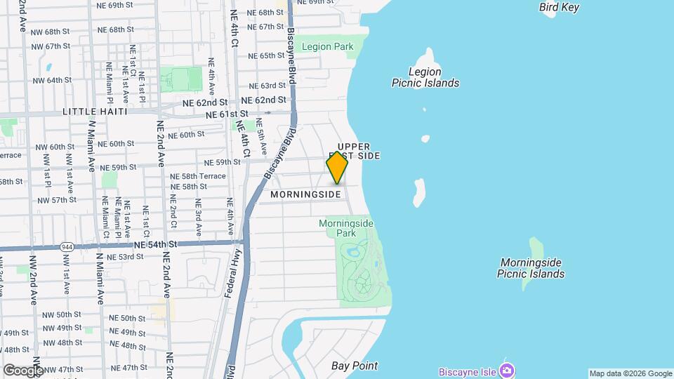 680 NE 57th St Map and Location Details