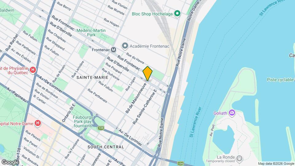 2494 De Maisonneuve Boul E Map and Location Details