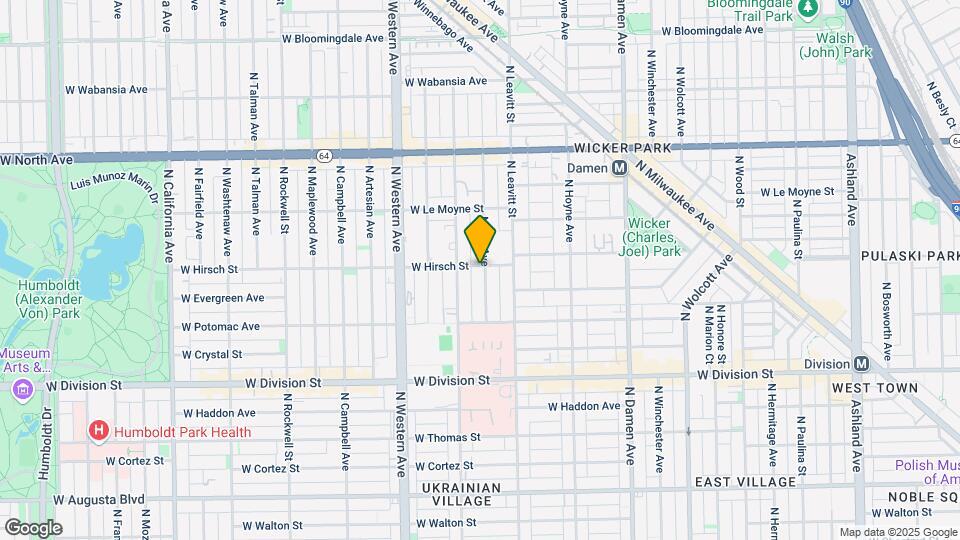 2257 W Hirsch St Mapa y Detalles de la Ubicación