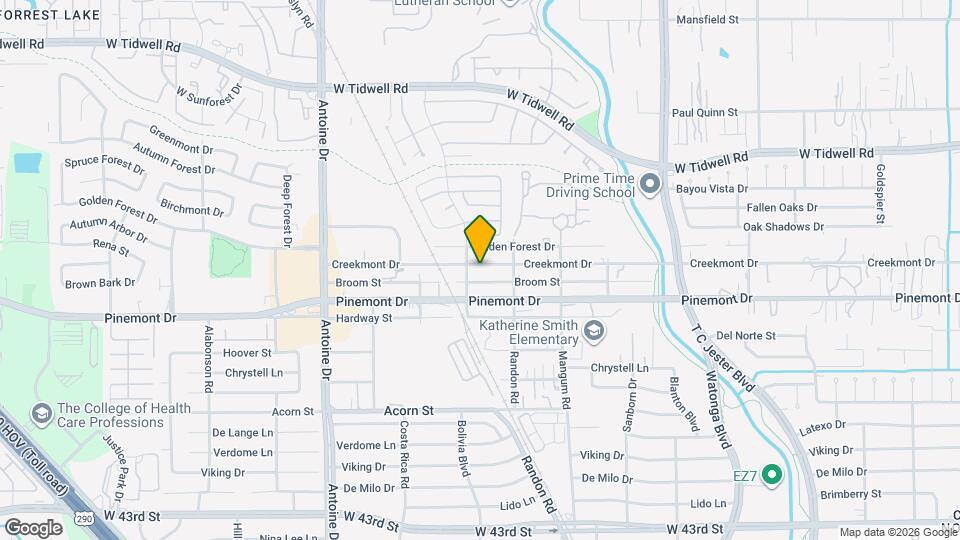 5027 Creekmont Dr Map and Location Details