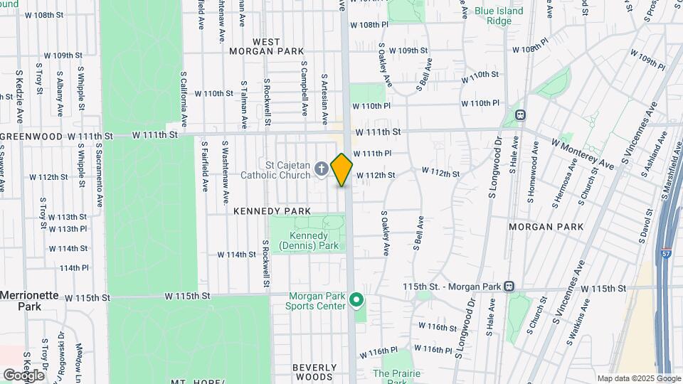 11216 S Western Ave Map and Location Details