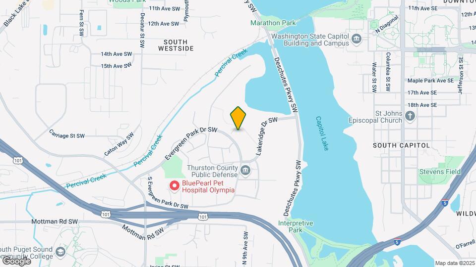 1910 Evergreen Park Dr SW Map and Location Details