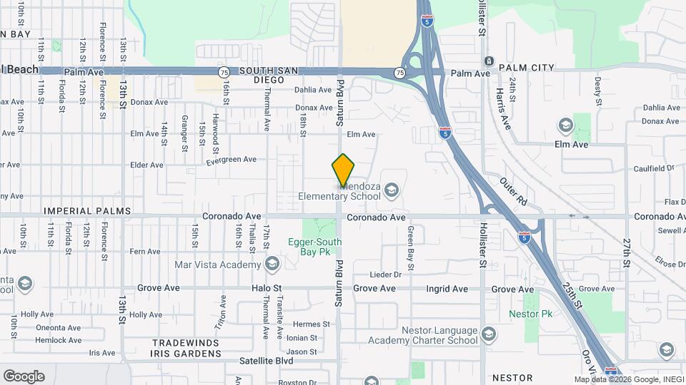 1061 Saturn Blvd Map and Location Details