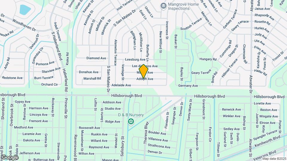 4565 Adolph Ave Map and Location Details
