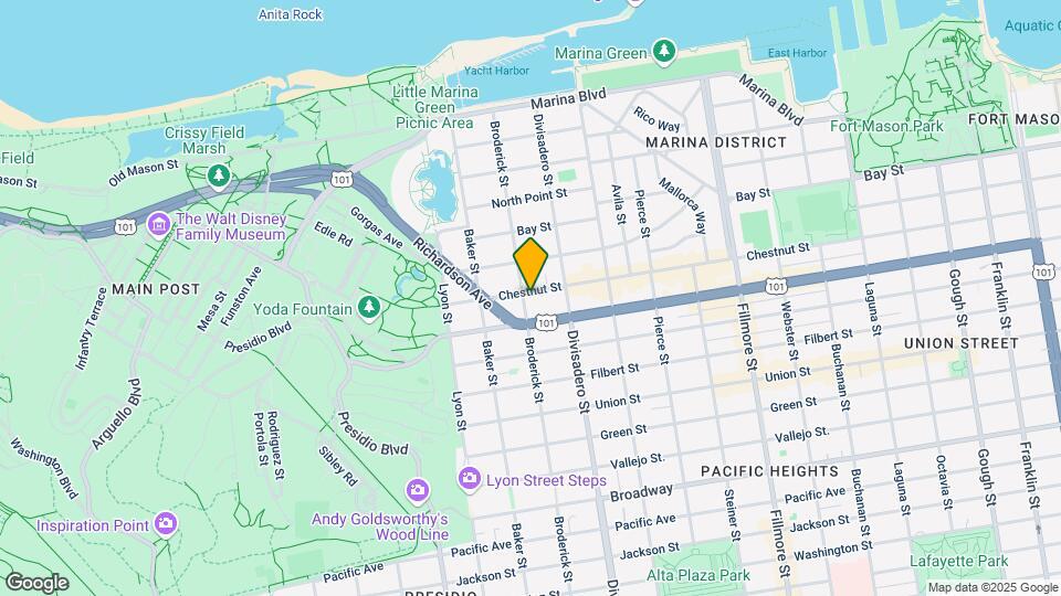 2477 Chestnut St Mapa y Detalles de la Ubicación