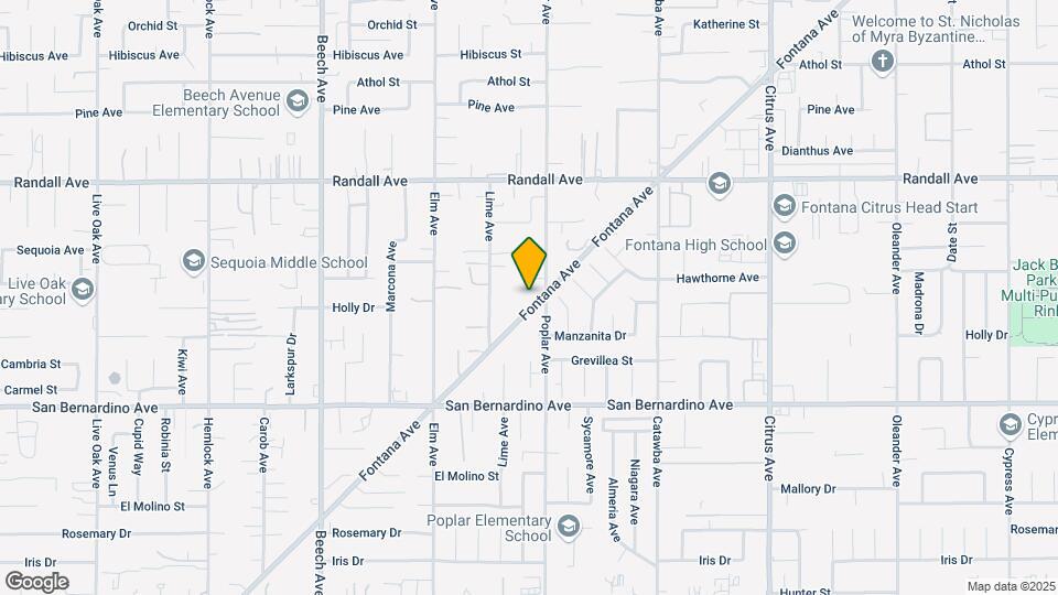 9510 Fontana Ave Map and Location Details